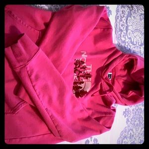 North Dace pink hoodie